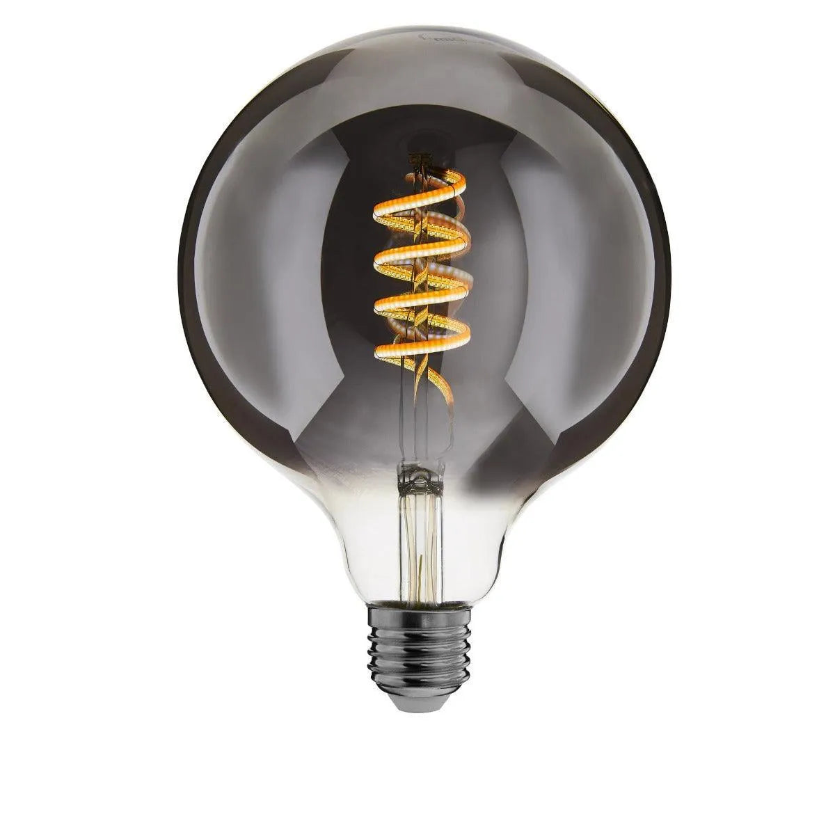 G125 E27 4W Supreme Spiral smokey gloeidraad LED lamp (dimbaar) - FOIR