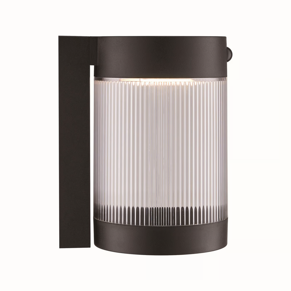 Buitenlamp solar Coupar zwart led lamp met sensor