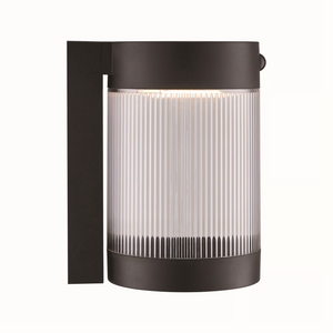 Buitenlamp solar Coupar zwart led lamp met sensor