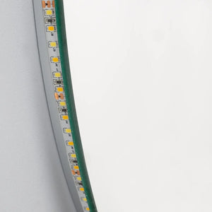 Spiegel led lamp verwarmd ovaal led lamp