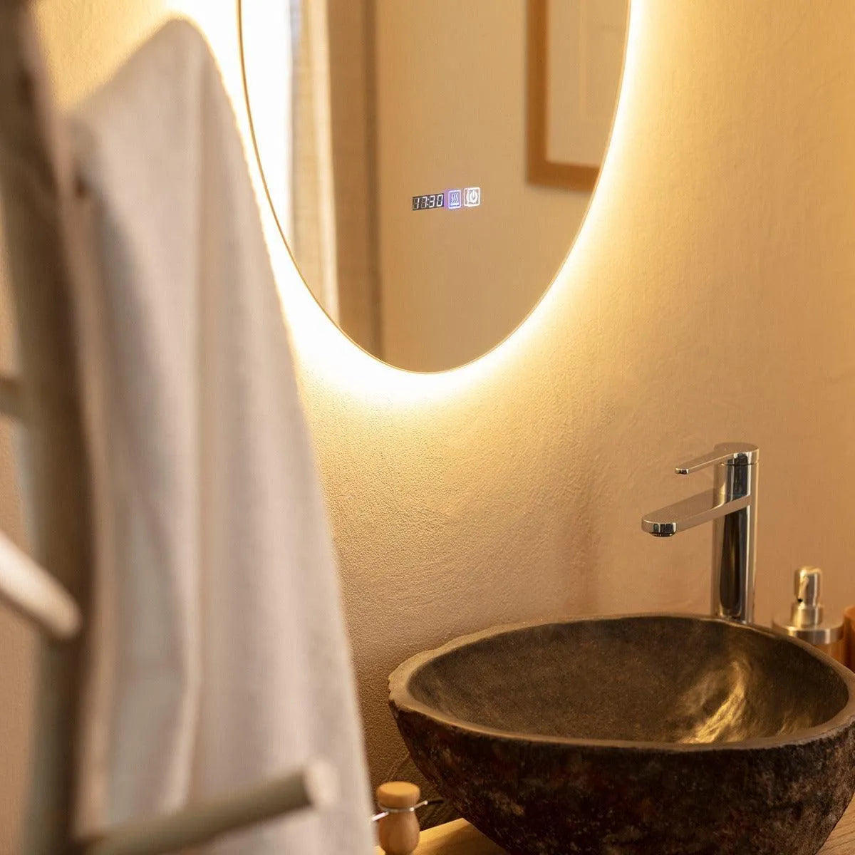 Spiegel verlichting led lamp ovaal modern 