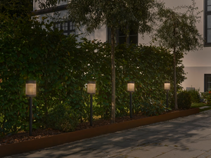 Tuinpadverlichting solar 'Coupar' Rond 80 cm