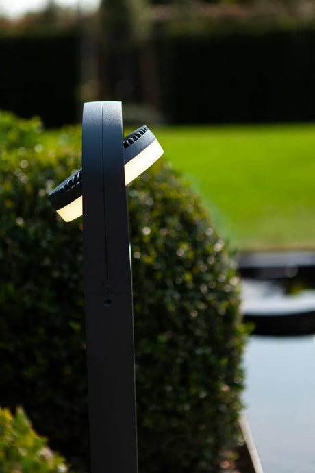 Tuinpadverlichting met stekker verstelbaar led lamp
