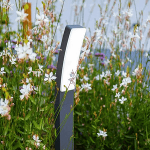 Staande buitenlamp zwart 'Kira' led lamp 18W IP54 74 cm - FOIR