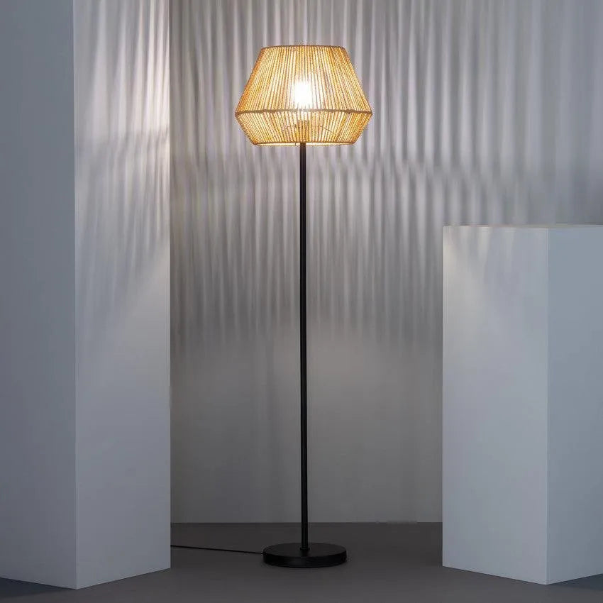 Vloerlamp touwlamp 'Krito' e27 fitting modern 151cm - FOIR