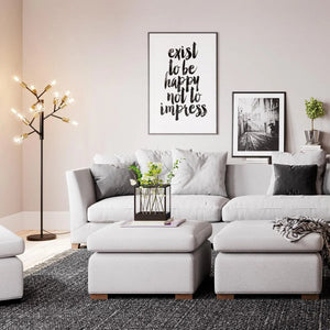 Staande lamp zwart By Rydens vloerlamp met schakelaar Heroes 4100860-4002
