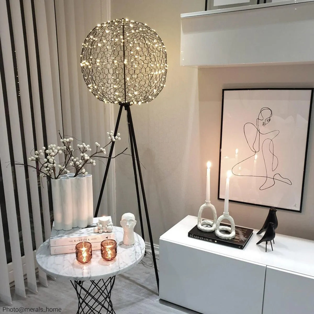 By rydens hayden led lamp wolk modern zwart