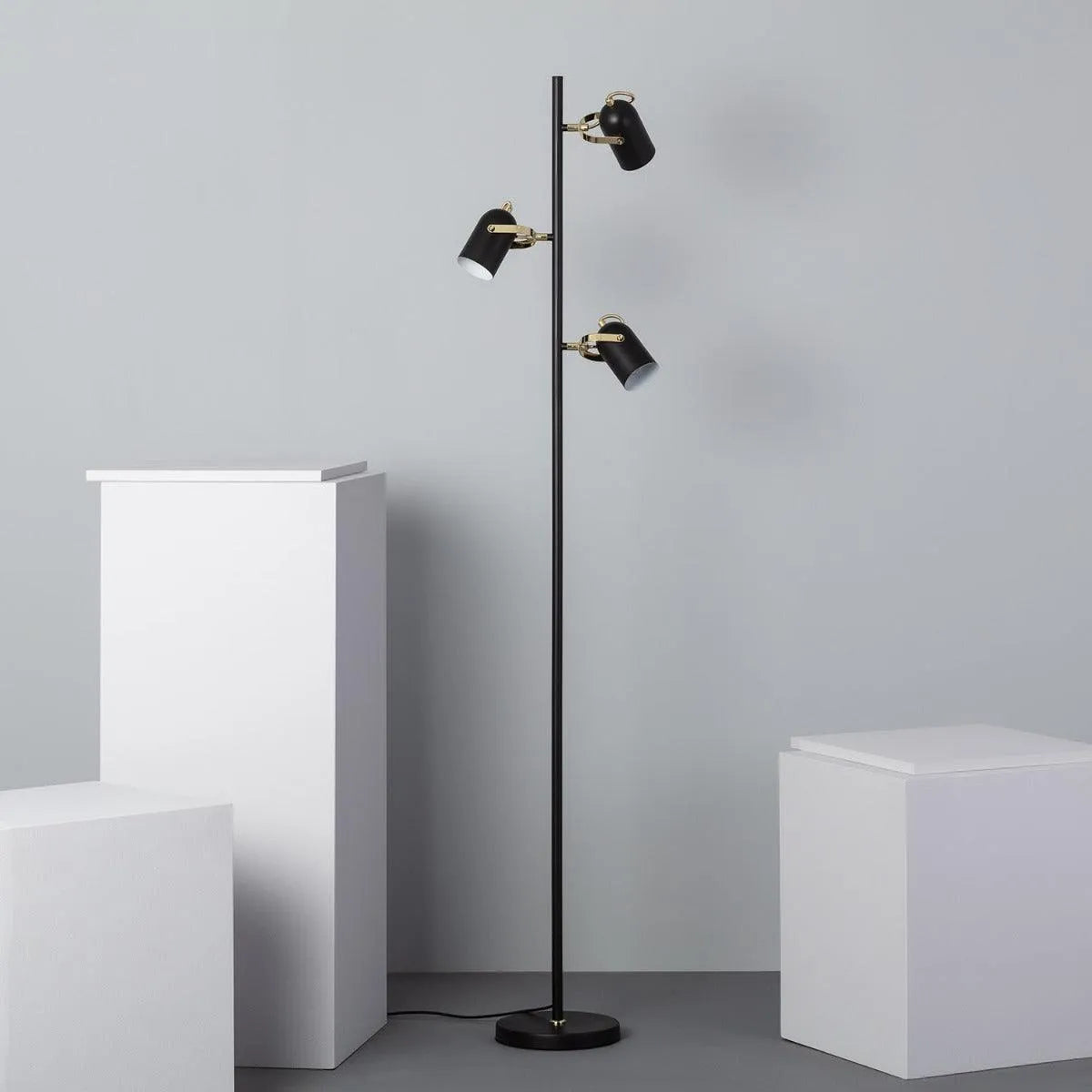 Leeslamp modern e14 fitting zwart goud led lamp 4988