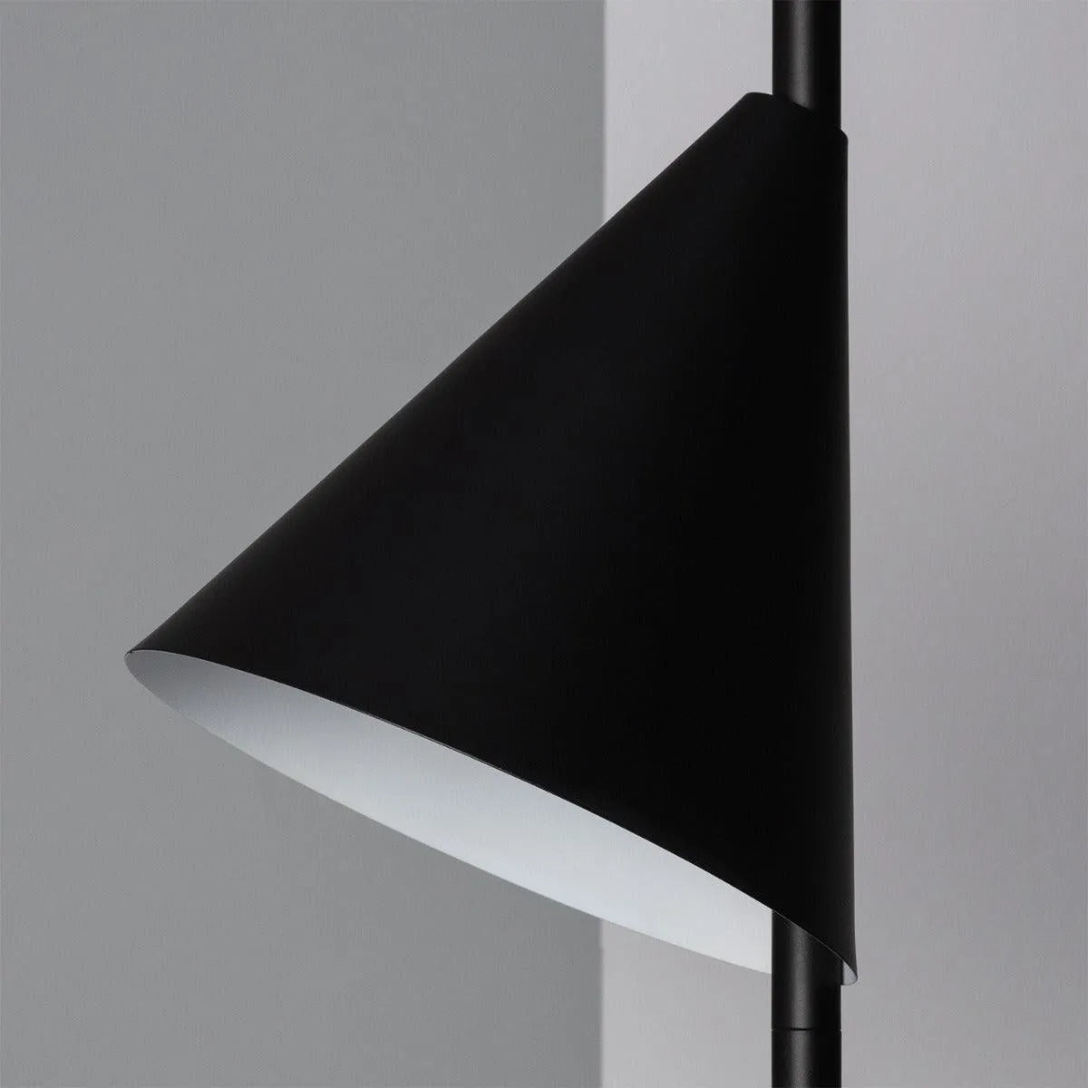 Staande lamp zwart wit modern led lamp