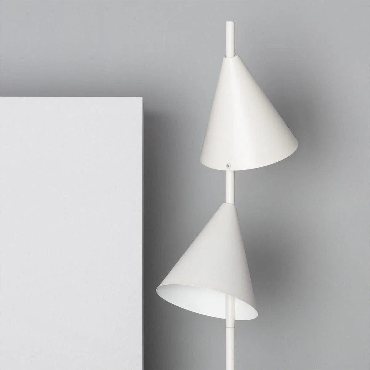 Staande vloerlamp modern 'Celadon' 2x e14 fitting vloerlamp 164cm - FOIR