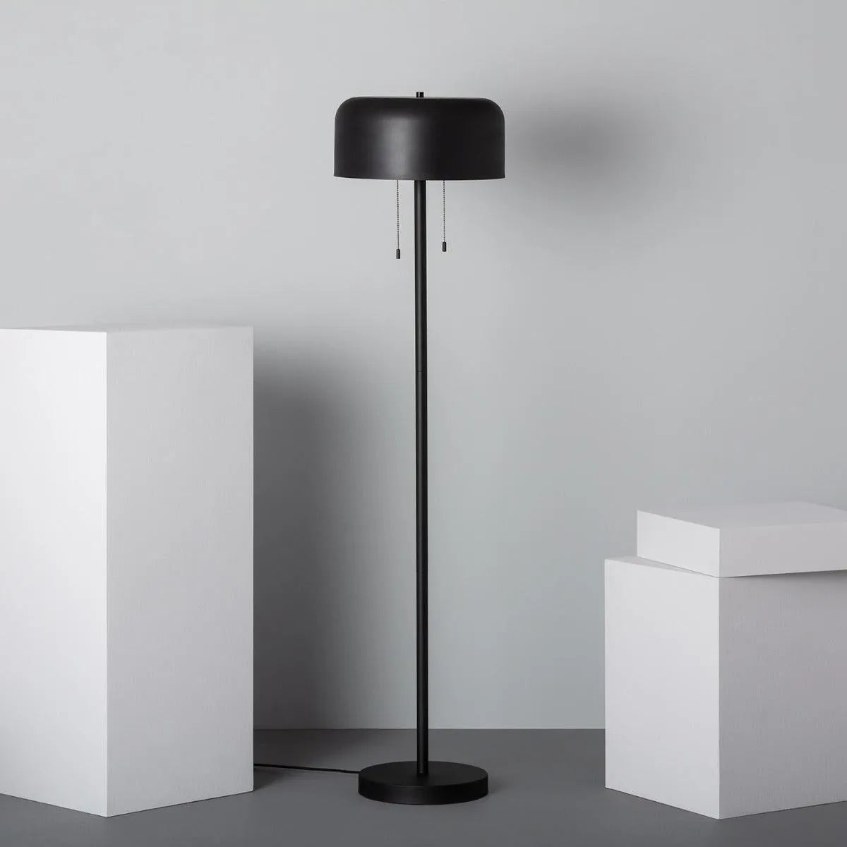 led lamp met schakelaar metaal zwart 150cm