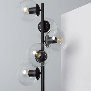 glazen lamp staand glazen fittingen 149cm