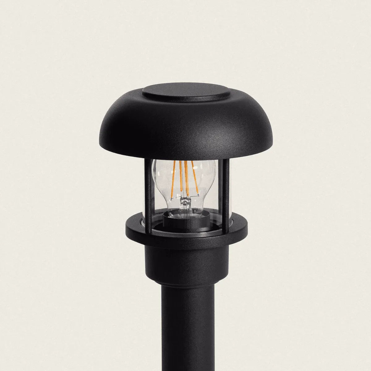 Staande buitenlamp zwart e27 fittng 50cm - FOIR