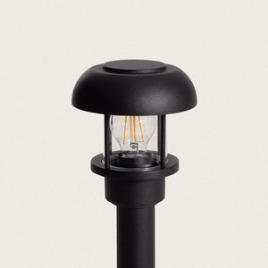 Staande buitenlamp zwart e27 fittng 50cm - FOIR