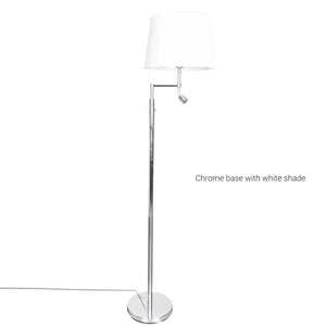 Chrome led lamp e27 fitting leeslamp verstelbaar