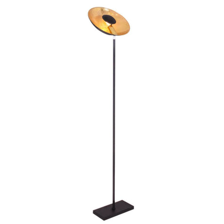 Staande lamp zwart goud modern e27 