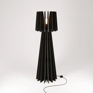 Vloerlamp geluidsreductie Recycled Shine e27 sound proofing 150 cm