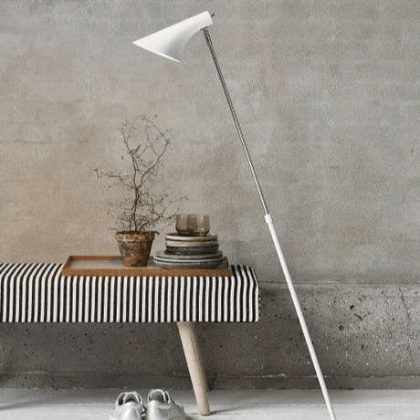 Vloerlamp wit staande lamp 'Vanila' Nordlux E14 fitting 129cm - FOIR