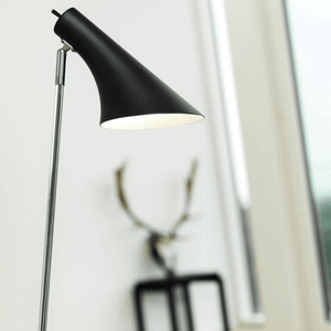 Lamp zwart Nordlux 'Vanila' vloerlamp E14 fitting 129cm - FOIR
