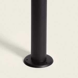 Staande buitenlamp zwart e27 fitting metaal 50cm - FOIR