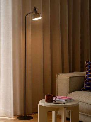 Staande lamp zwart Matis E27 160 cm