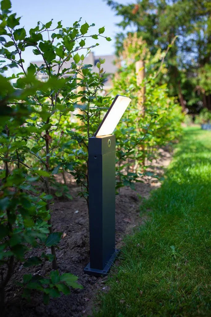 Staande lamp donker grijs 'Pano' led lamp 63 cm - FOIR