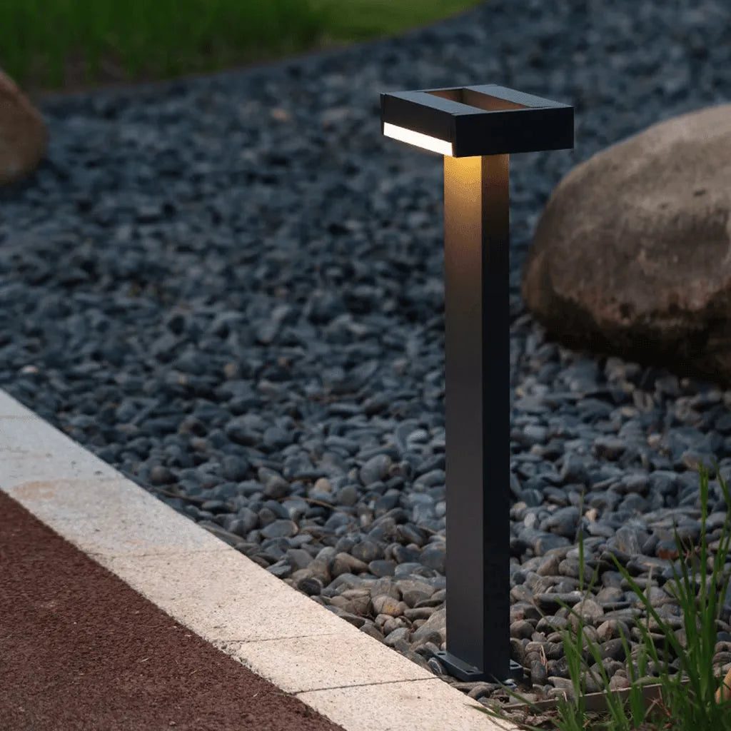 Staande buitenlamp grijs verstelbaar 'Conroy' led lamp warm wit 3000k 71 cm - FOIR