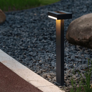 Staande buitenlamp grijs verstelbaar 'Conroy' led lamp warm wit 3000k 71 cm - FOIR