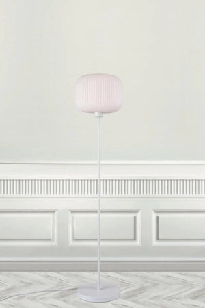 Staande lamp opaal glas e27 fitting modern Nordlux milford