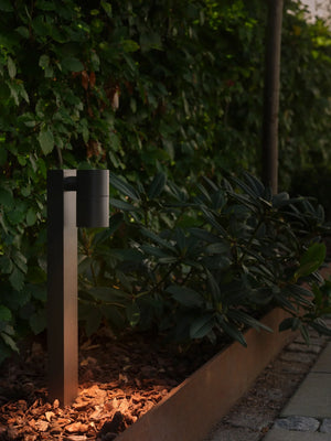 Staande buitenlamp zwart GU10 Tin Downlighter 50 cm