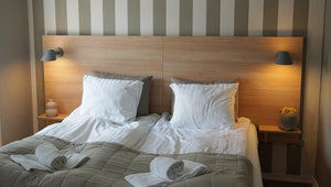 Verstelbare wandlamp grijs met E27 fitting stekker & schakelaar DFTP 'Stay' - FOIR