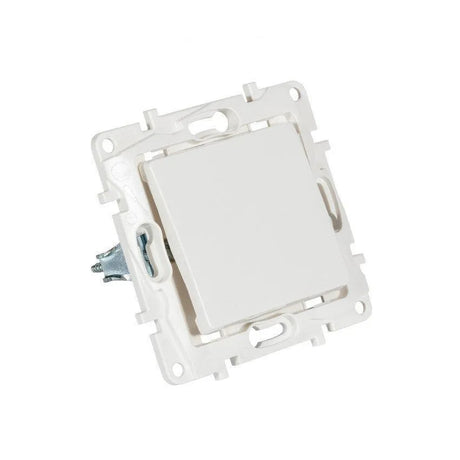 vierkante wandschakelaar wit modern led lamp