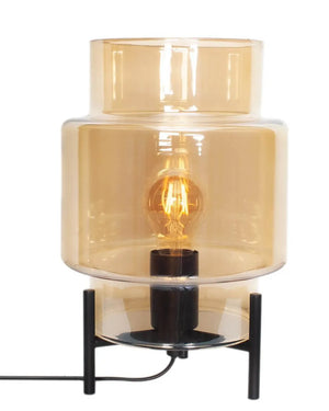 Kleine tafellamp amberglazen kap by rydens designverlichting 7391741023315 4002330-5503