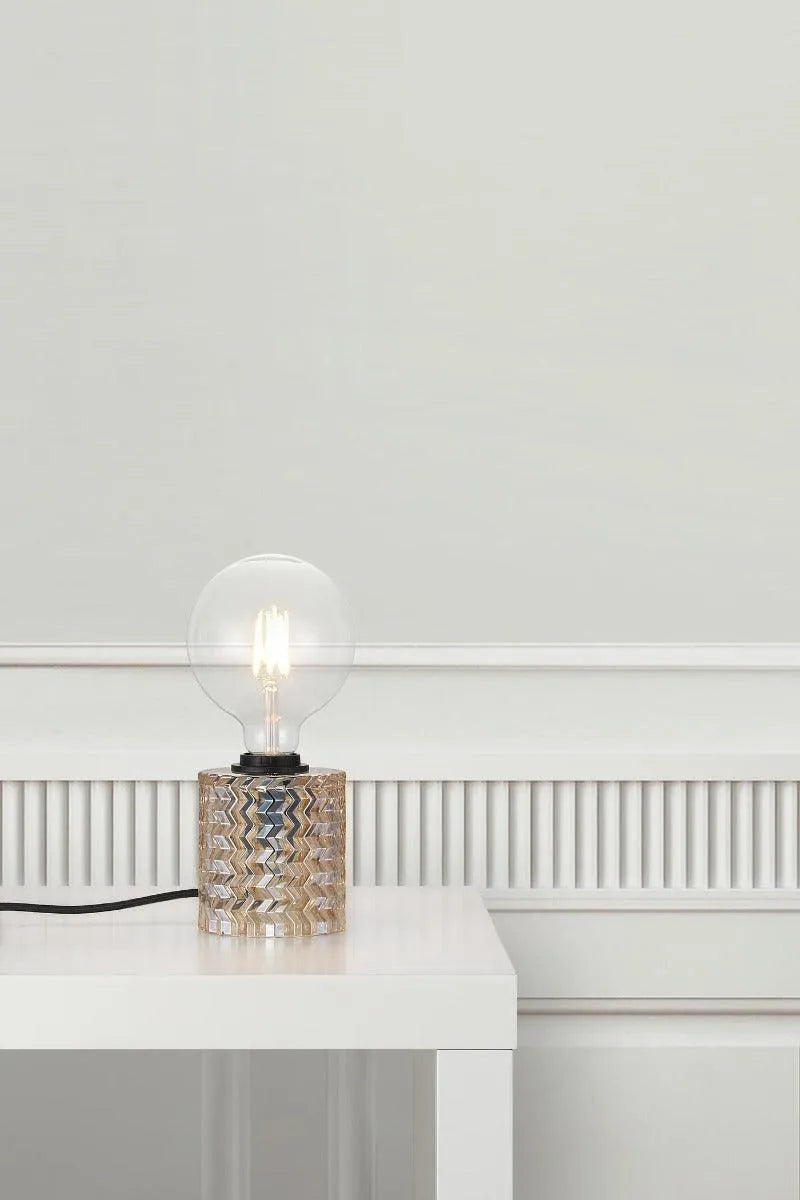 tafellamp schakelaar nordlux hollywood amberglas e27 fitting 