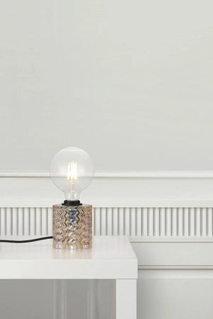 tafellamp schakelaar nordlux hollywood amberglas e27 fitting 