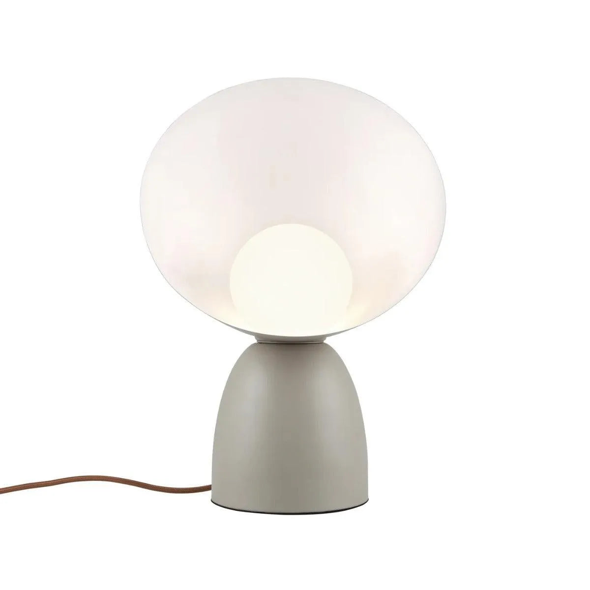 Tafellamp bruin met schakelaar en e14 fitting 'Hello' DFTP - FOIR