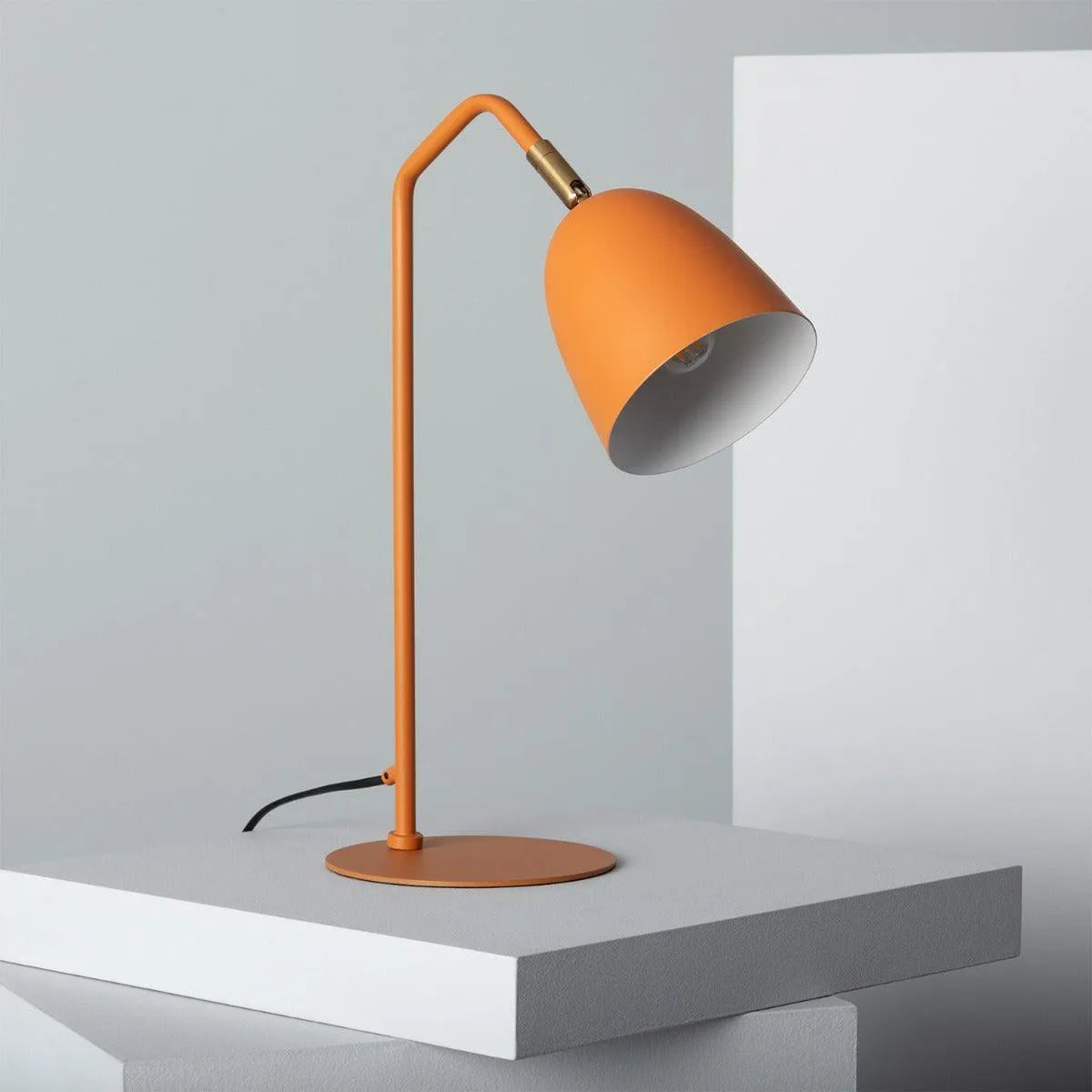 oranje tafellamp e14 fitting modern verstelbaar