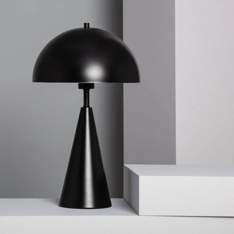 Tafellamp zwart metaal goud modern led lamp