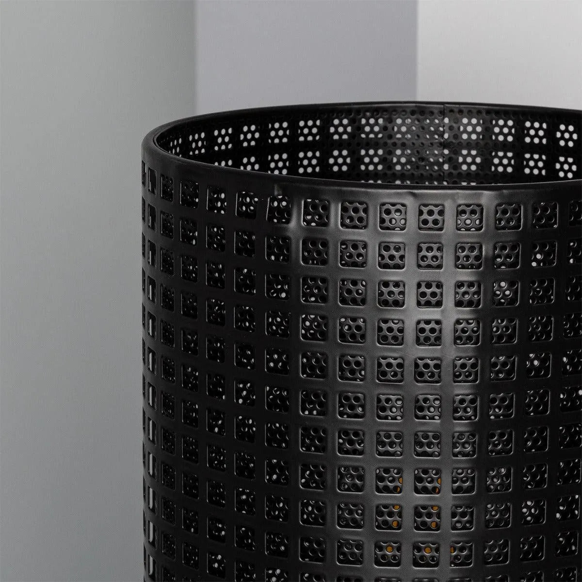 Stalen tafellamp zwart e14 fitting met stekker 1