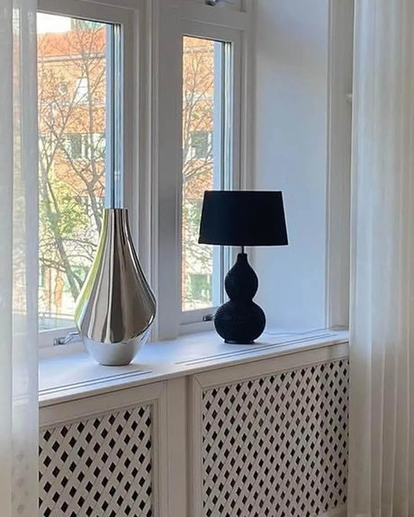 Tafellamp zwart met E27 fitting en schakelaar By Rydens Lofty - FOIR