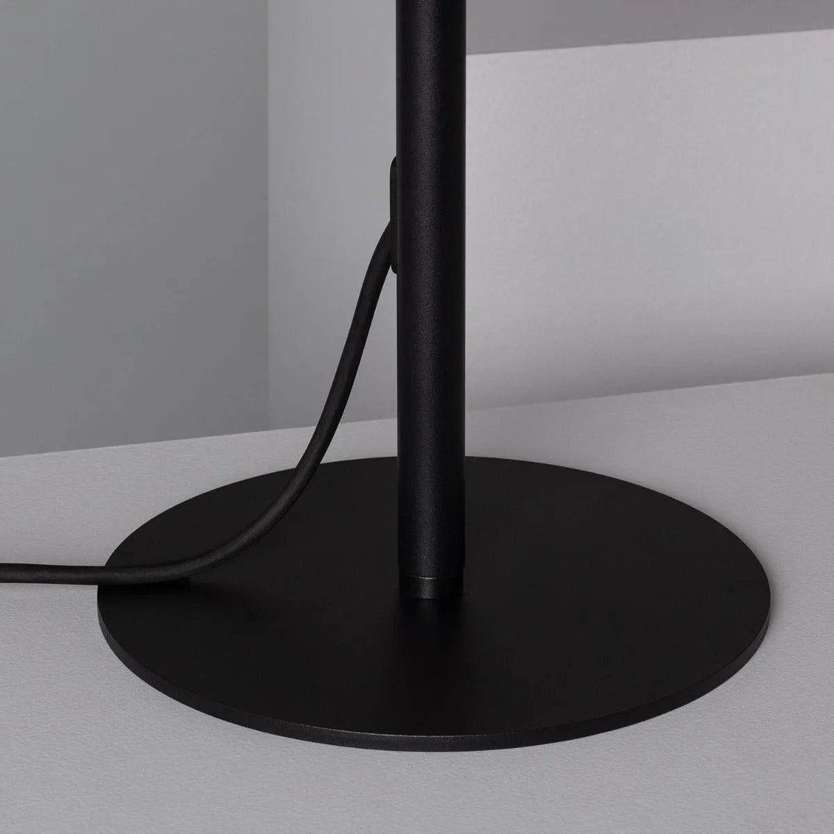 Tafellamp met stekker zwart e27 'Saha' buitenlamp E27 fitting IP44 530mm - FOIR