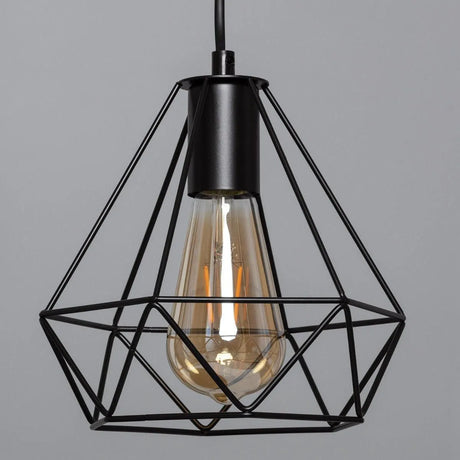 Tafellamp hout metaal 'Sardi' industrieel modern e27 fitting 435mm - FOIR
