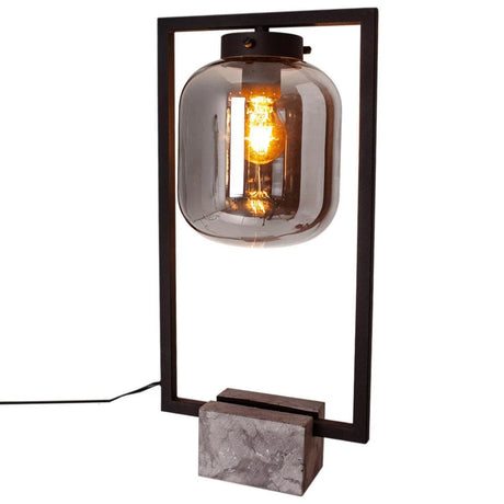 moderne tafellamp marmer voet led lamp 
