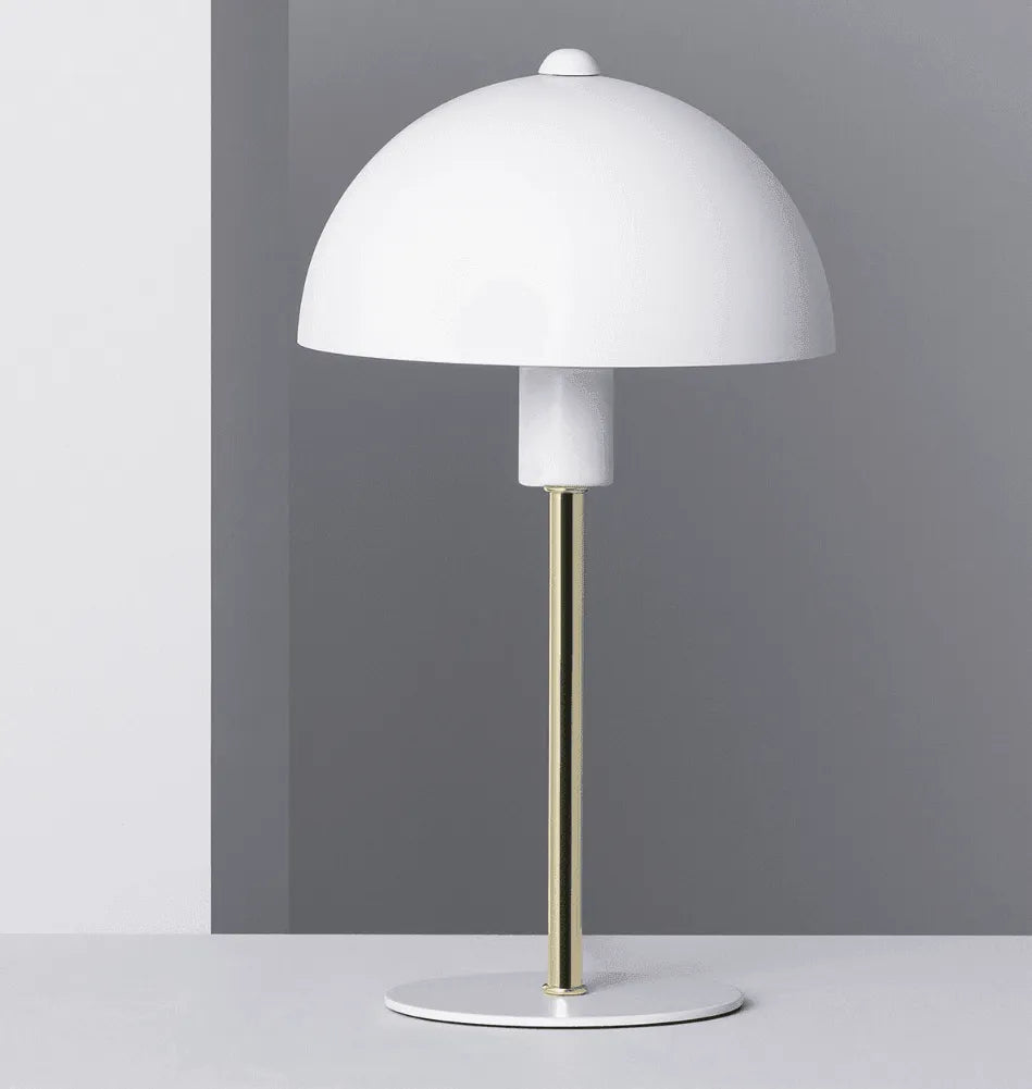 Tafellamp wit goud 'Wave' modern e14 fitting 300= Cmm - FOIR