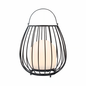 Tafellamp zwart Jim To-Go oplaadbaar led 38 cm