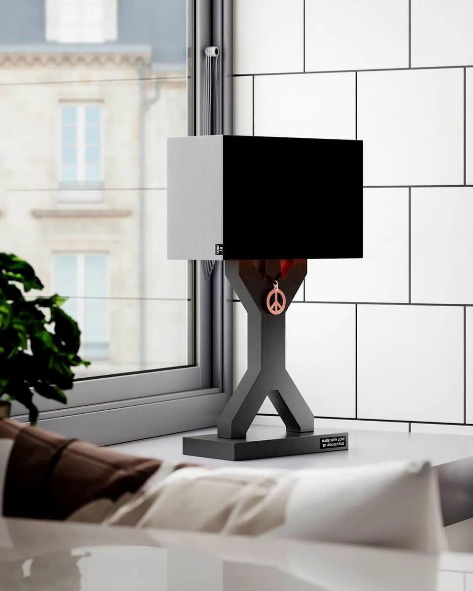 By Rydens tafellamp zwart e27 fitting schakelaar designverlichting 7391741025005 
