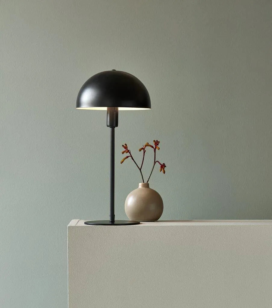 Tafellamp zwart Nordlux e14 fitting led lamp 