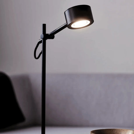 Tafellamp modern zwart led 'Clyde' Nordlux led 3-step moodmaker 40 cm - FOIR