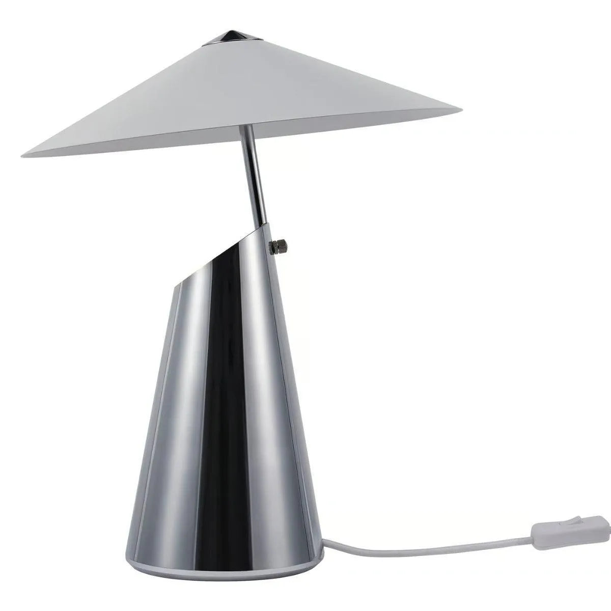 Tafellamp modern met E27 fitting stekker en schakelaar 'Taido' Dftp 38 cm - FOIR