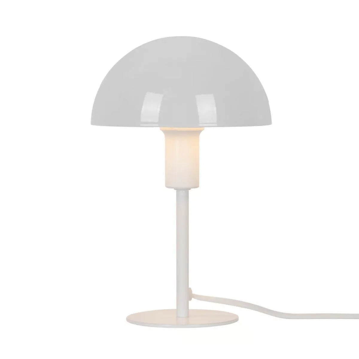 Tafellamp wit met E14 fitting en schakelaar Nordlux 'Ellen' 25 cm - FOIR